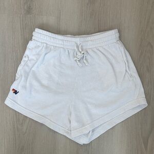 Aviator Nation White Cotton Shorts